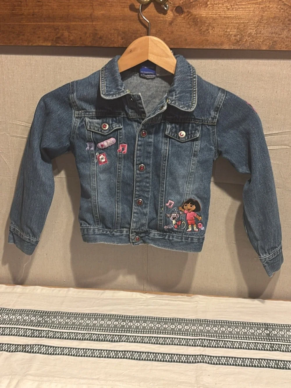 Girls' Dora the explorer denim jacked